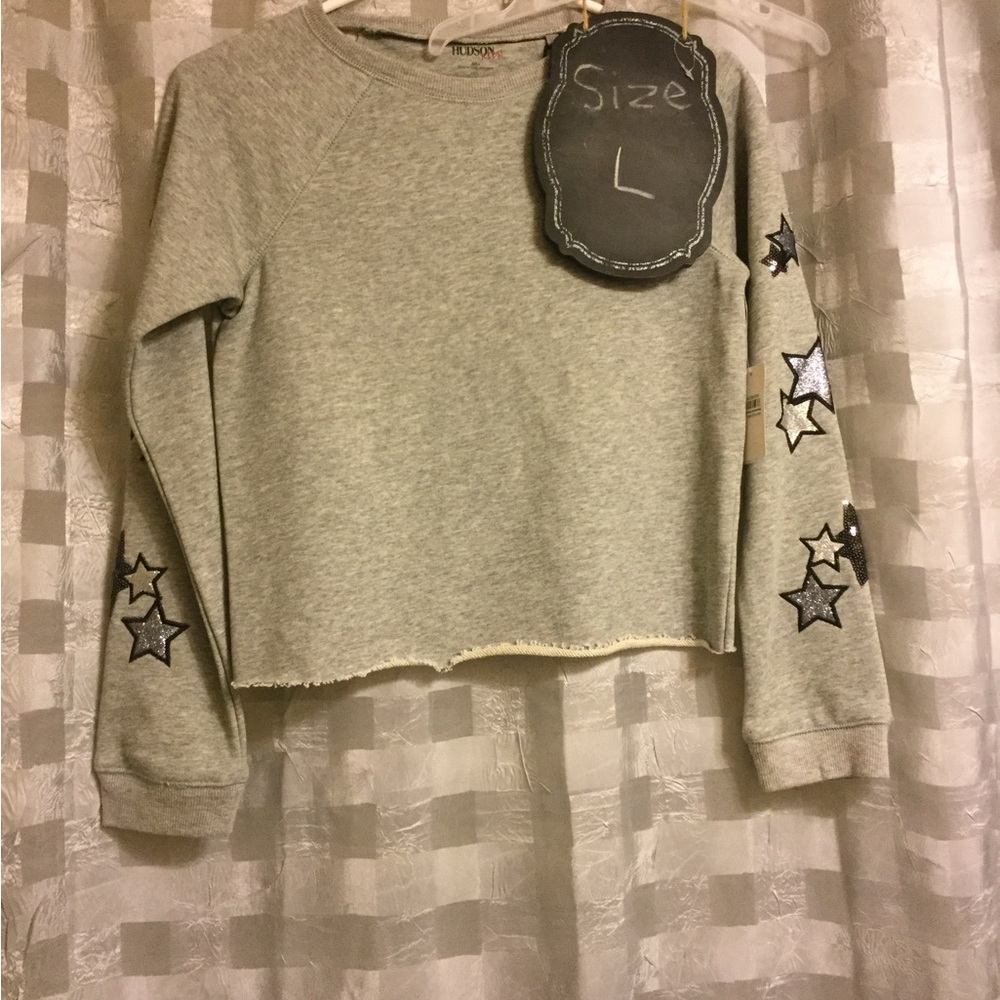 Hudson Jeans Gray Star Kids Sweatshirt